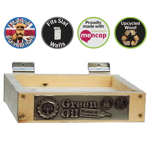 Green Oil Fruit Box Rack